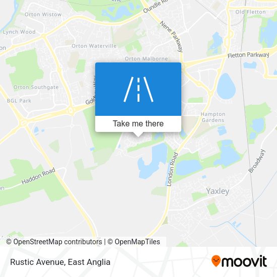Rustic Avenue map