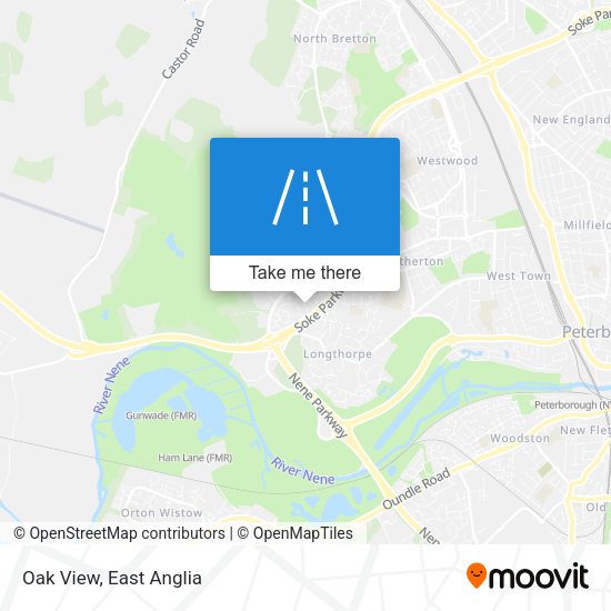 Oak View map