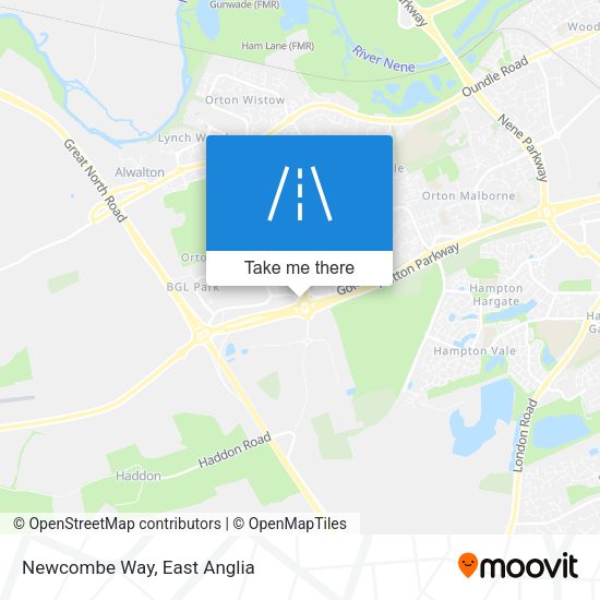 Newcombe Way map