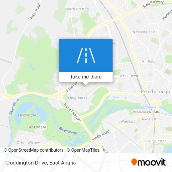 Doddington Drive map