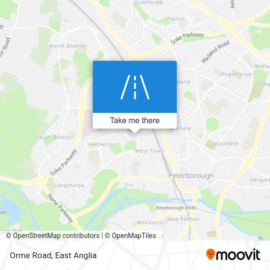 Orme Road map