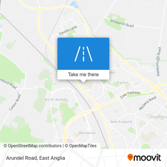 Arundel Road map