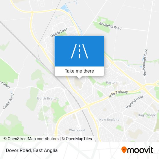 Dover Road map