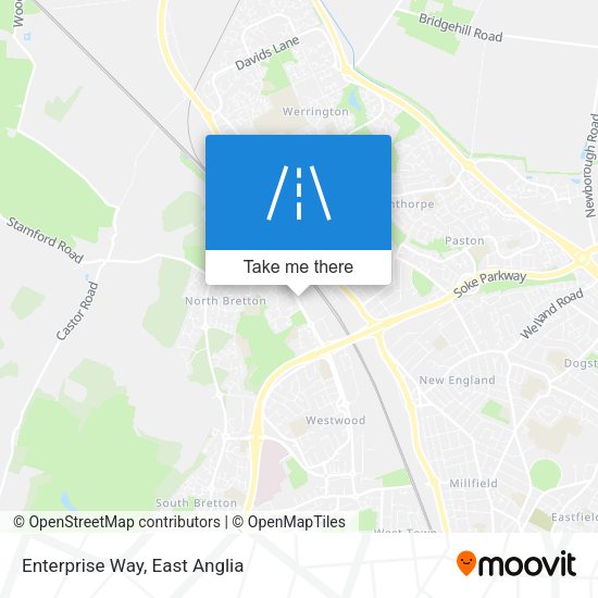 Enterprise Way map