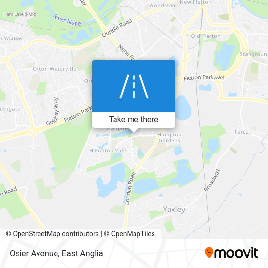 Osier Avenue map