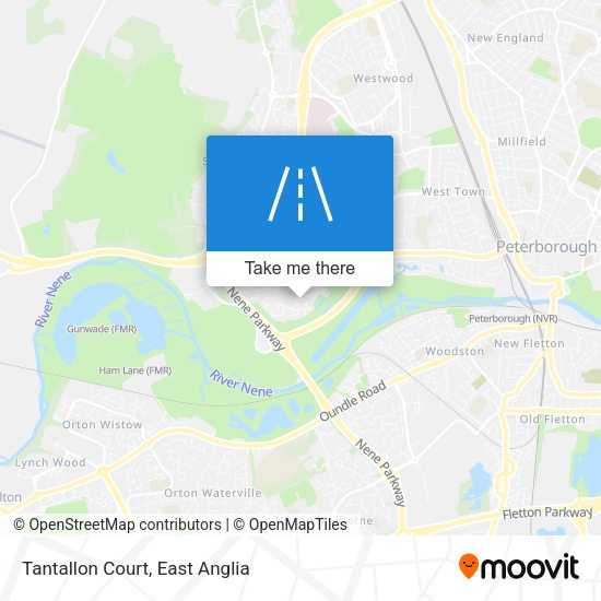 Tantallon Court map