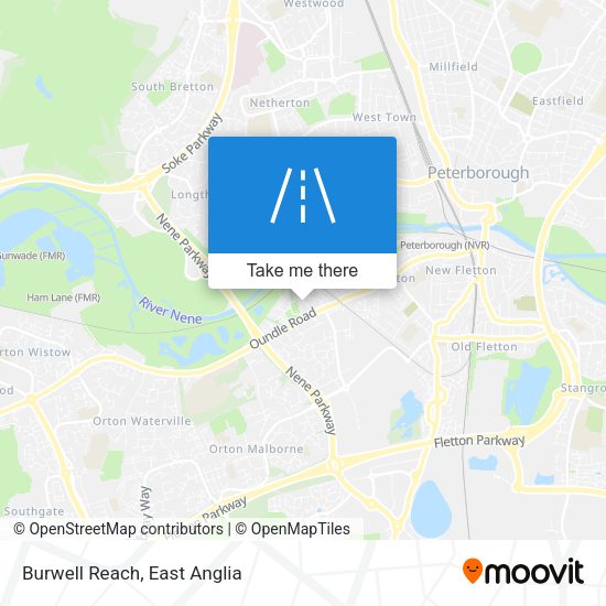 Burwell Reach map