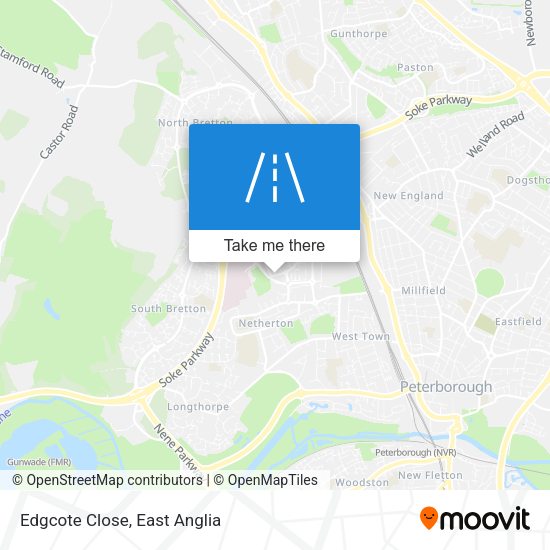 Edgcote Close map