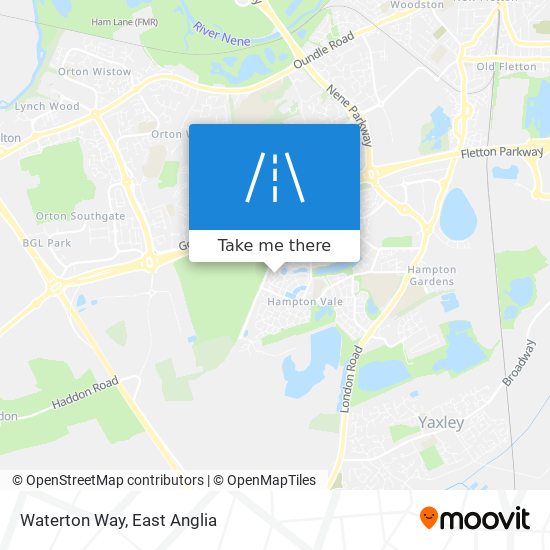 Waterton Way map