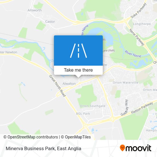 Minerva Business Park map