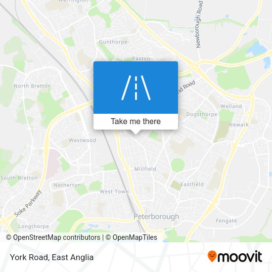 York Road map