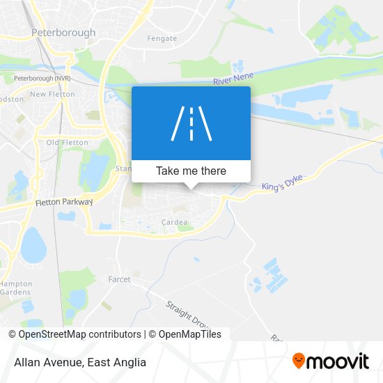 Allan Avenue map