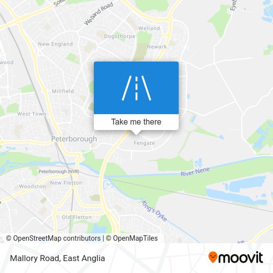 Mallory Road map