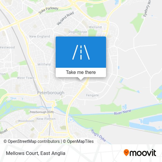Mellows Court map