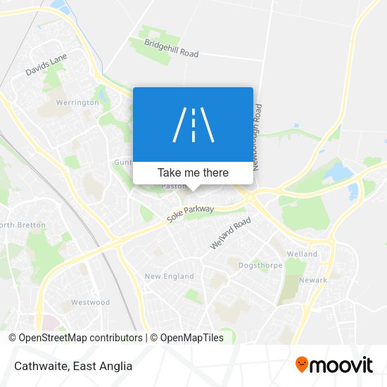 Cathwaite map