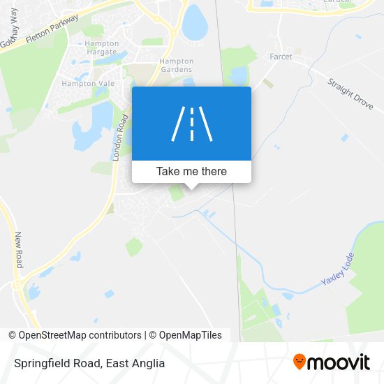 Springfield Road map