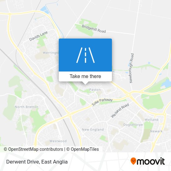 Derwent Drive map
