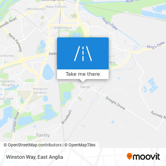 Winston Way map