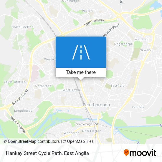 Hankey Street Cycle Path map