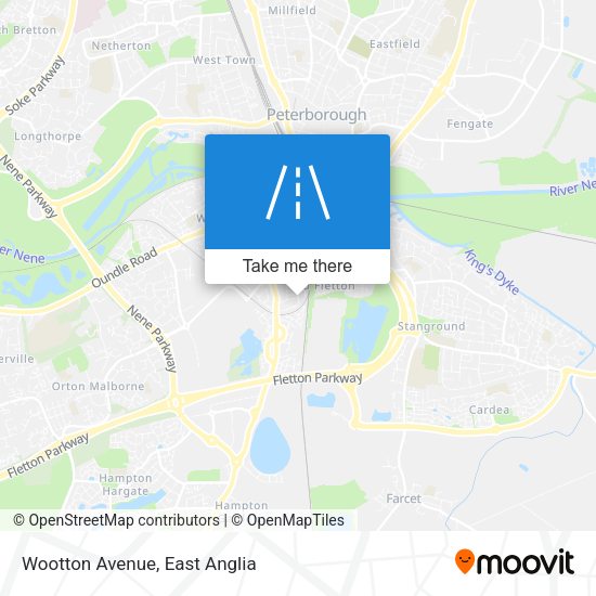 Wootton Avenue map