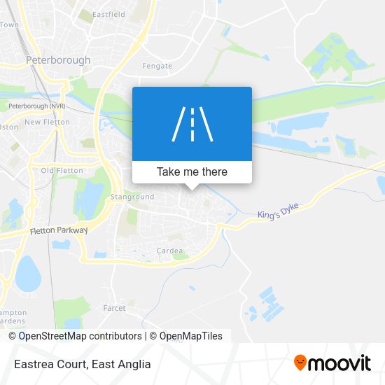 Eastrea Court map