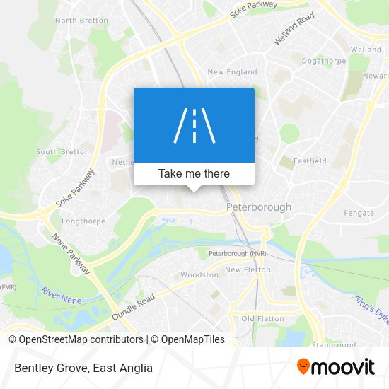 Bentley Grove map