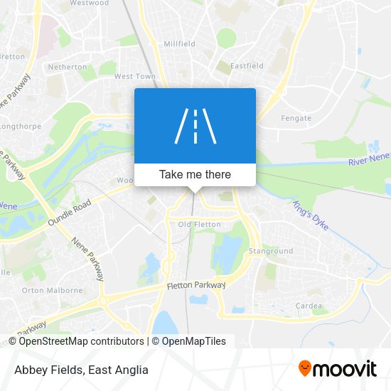 Abbey Fields map