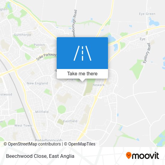 Beechwood Close map