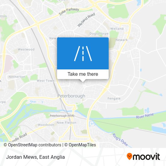 Jordan Mews map