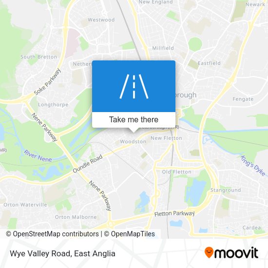 Wye Valley Road map