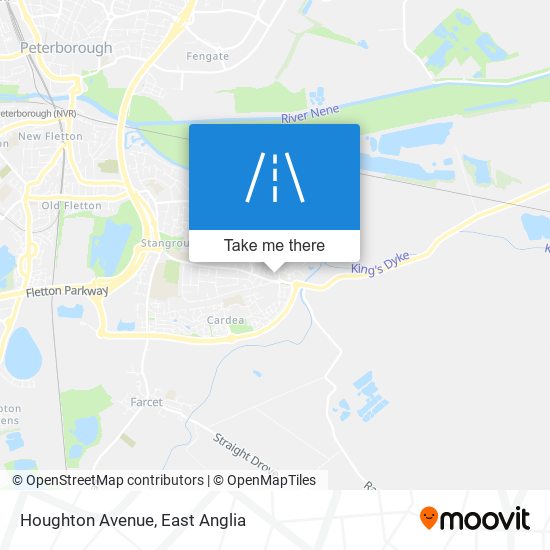Houghton Avenue map