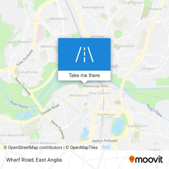 Wharf Road map