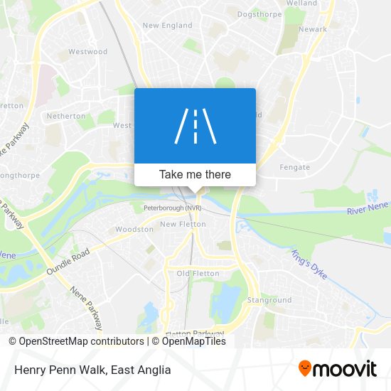 Henry Penn Walk map