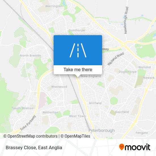 Brassey Close map