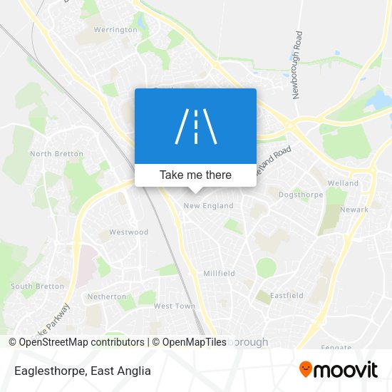 Eaglesthorpe map