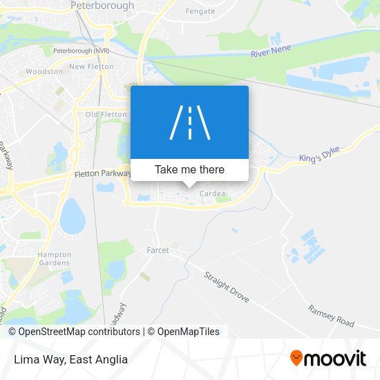 Lima Way map