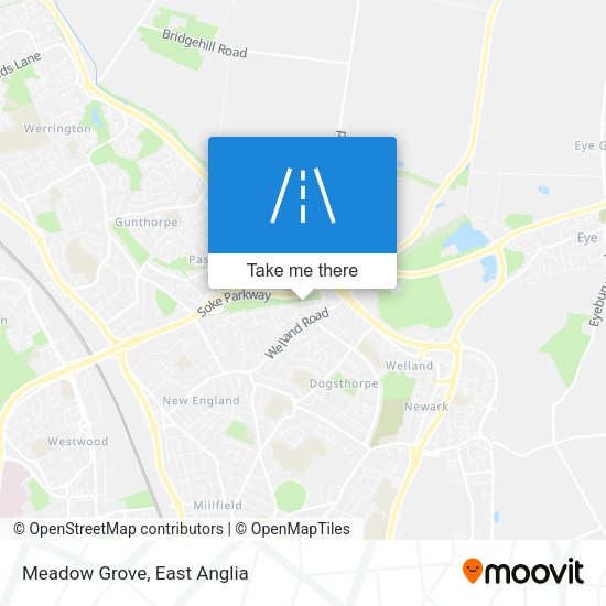 Meadow Grove map