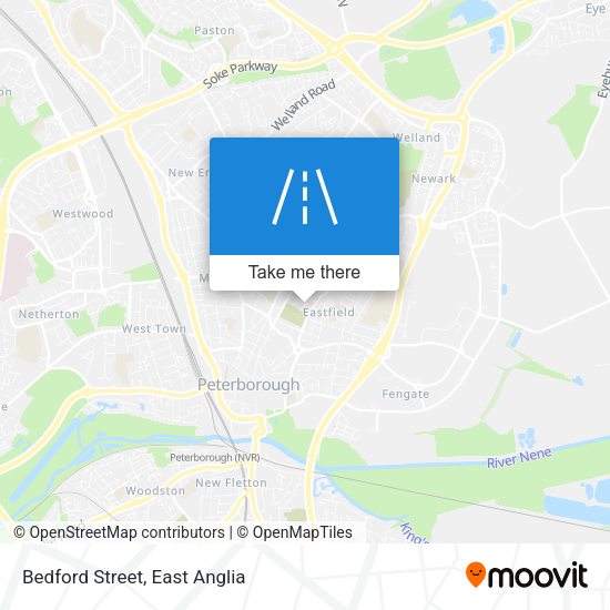 Bedford Street map