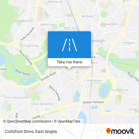 Coltsfoot Drive map