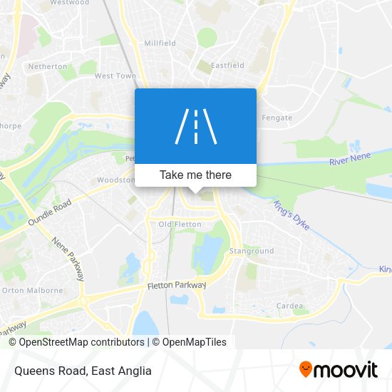 Queens Road map