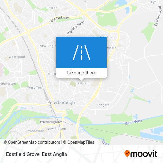 Eastfield Grove map