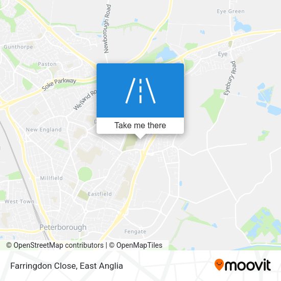 Farringdon Close map