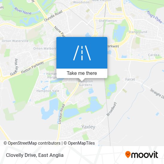 Clovelly Drive map