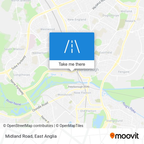 Midland Road map