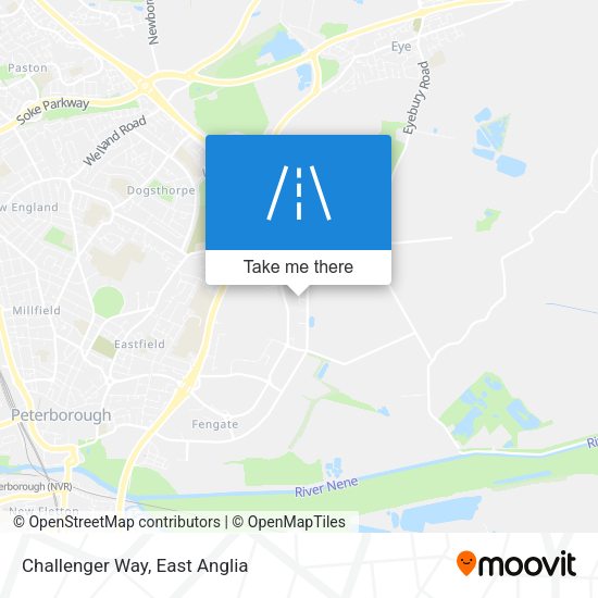 Challenger Way map