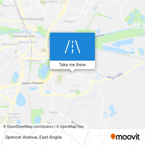 Spencer Avenue map