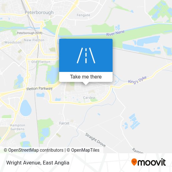 Wright Avenue map