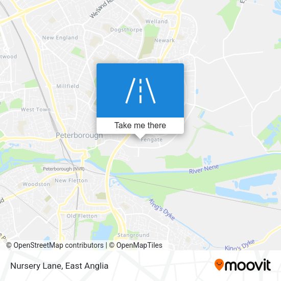 Nursery Lane map