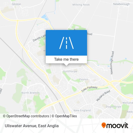 Ullswater Avenue map