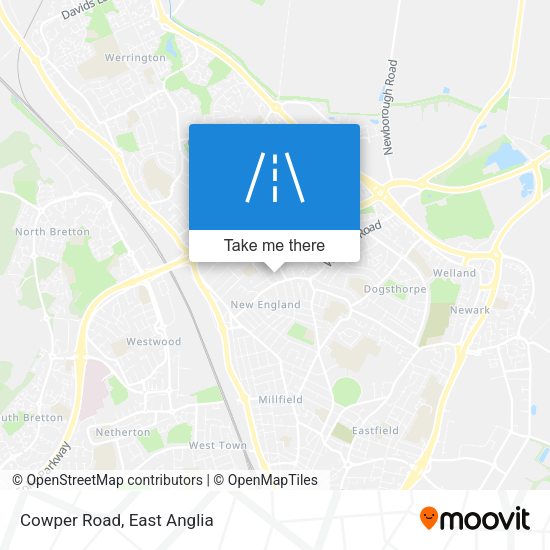 Cowper Road map